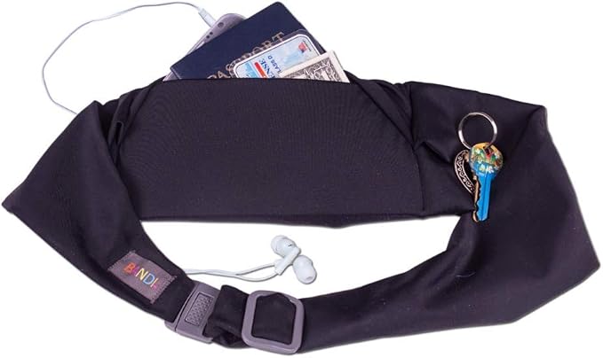 BANDI Running Belt for Women & Men – USA Made No-Bounce Adjustable Waist Pack & Secure Fanny Pack – Fits All Phones, Gels & Essentials – Zipper-Free, Medical Device Friendly - Image 2