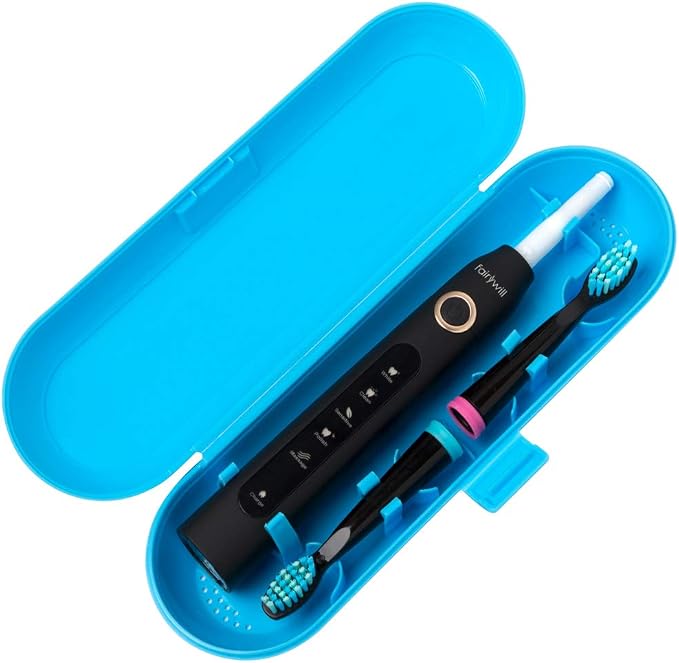 Nincha Plastic Electric Toothbrush Travel Case for Fairywill/TEETHEORY/Seago/Dnsly Series Sonic Electric Toothbrush, Blue by Nincha