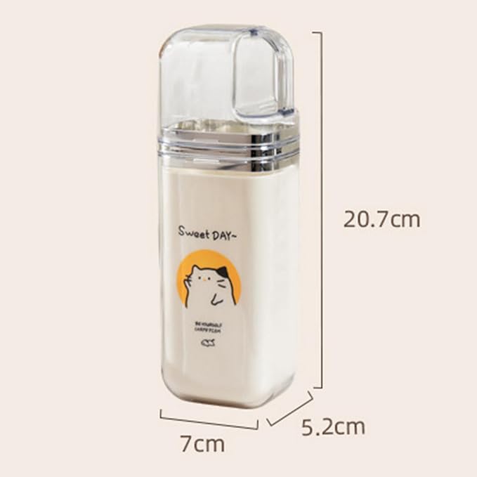 GIBZ 3 in 1 Toothbrush Holder Portable Travel Toothpaste Case Cat Pattern | Cute Organizer for Family Camping Business Trip Bathroom - Image 7