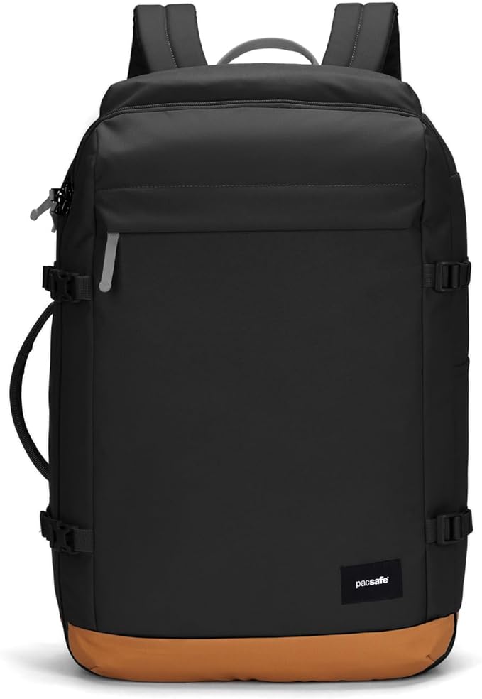 Pacsafe GO Anti Theft 44L Carry-on Backpack, Jet Black by Pacsafe