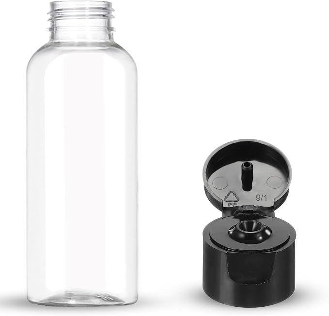 DNSEN 5 Pack 3.4 oz Travel Size Bottles for Toiletries TSA Approved Leak Proof Empty Refillable Liquid Containers with Labels - Image 4