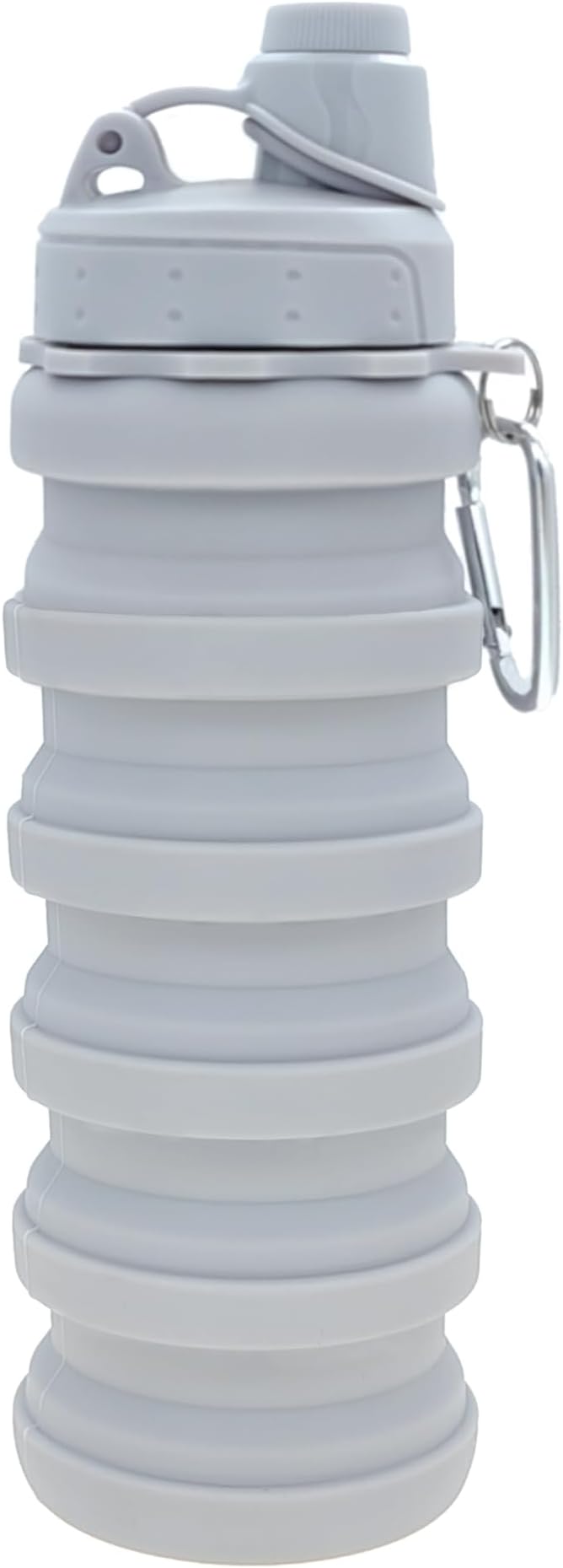 Collapsible Water Bottles Travel water bottle Sports Portable Sport Water Bottle Reusable Water Bottles comes with mountaineering Buckle 500ml silicone Water-proof camping water bottle by YCTMALL