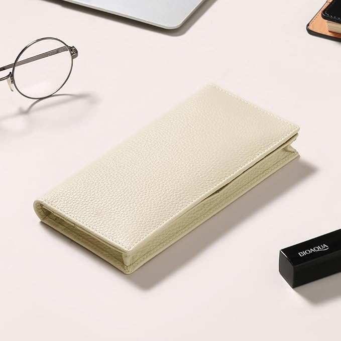 GOIACII Wallets for Women RFID Blocking Ultra Slim Leather Credit Card Holder Clutch - Image 5