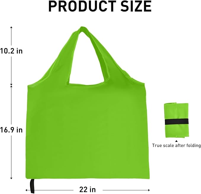 Foldable Shopping Bag, Reusable Grocery Bag Holder, Tote Bags - Image 2