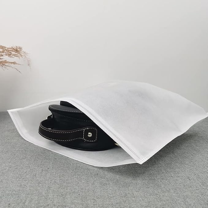 30 eco-friendly travel shoe bag storage bags, non-woven breathable dust-proof bag with rope, suitable for storing shoes and bags, isolate dust and keep shoes and bags clean and tidy. (15.7inX19.68in) - Image 8