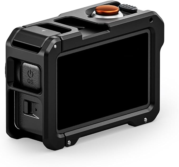 Tilta Full Camera Cage Compatible with DJI Osmo Action 6 | 1/4"-20 Thread with Locating Points | Cold Shoe Receiver | Button Extension | Battery Door & Card Slot Open Access | Black - Image 10