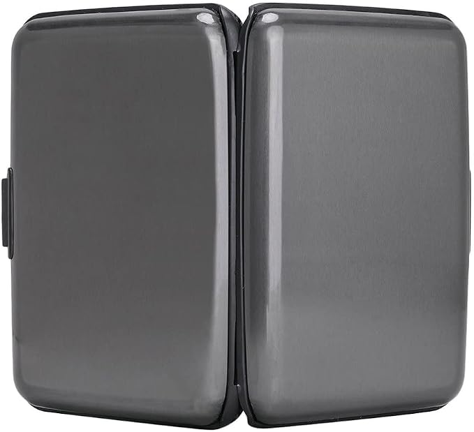 RFID Blocking Credit Card Protector Case Holder Wallet for Men Women | RFID Blocking Credit Card Protector Aluminum ID Case Hard Shell Business Card Holders Metal Wallet for Men or Women - Image 3