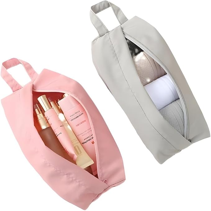 3 Pack Travel Socks Organizer Bag with Zip Handle Compression Underwear Mini Storage Pack Pouch for Packing Cubes Suitcase Luggage Ties Panties Cosmetics Sundries Essentials Lingerie - Image 4
