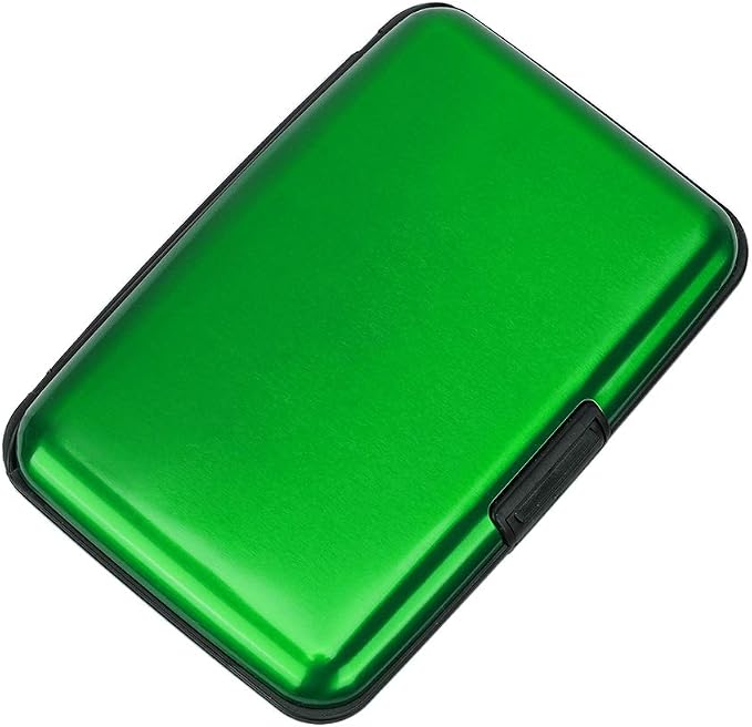 RFID Blocking Credit Card Protector Case Holder Wallet for Men Women | RFID Blocking Credit Card Protector Aluminum ID Case Hard Shell Business Card Holders Metal Wallet for Men or Women - Image 4