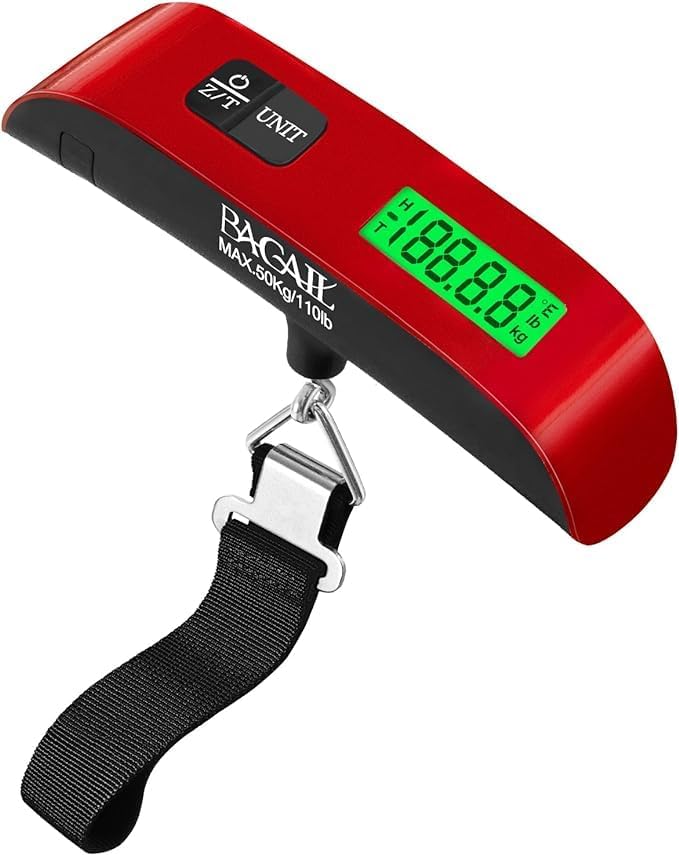 BAGAIL 6 Set Compression Packing Cubes and Digital Luggage Scale - Image 3