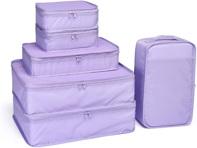 JJ POWER Travel Packing Cubes, Luggage Organizers with Shoe Bag by JJ+POWER