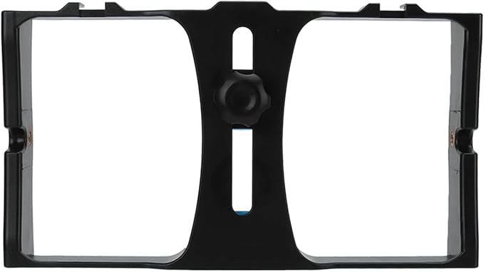 Dpofirs ABS Smartphone Video Rig | Handheld Phone Camera Cage for Livestreaming Vlog, Shockproof Portable Holder with Cold Shoe and 1/4 Screw Tripod Mount, Adjustable Clamp 4.3-10.8cm (Blue) - Image 3