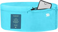 Running Belt Money Belt 4-Pocket Phone Holder | No-bounce Fanny and Waist Pack, 4 Large Security Pockets and Zipper, Fits All Size Phones Travel Documents and Passport by Stashbandz