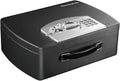 SentrySafe Portable Black Safe Box with Digital Keypad Lock, Small Steel Travel Safe with Carrying Handle for Money, Passport, 0.21 Cubic Feet, 4.4 x 13 x 10 Inches, P021E | Steel Travel Safe With Electronic Digital Keypad, Portable Carrying Handle For... by SentrySafe