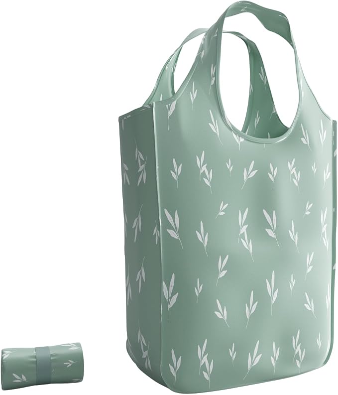 Pure Sage Reusable Grocery Bag - Stylish Shopping Bags for Groceries - Foldable Tote Bag by PureSage