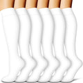 Compression Socks for Women & Men Circulation(6 pairs)-Graduated Supports Socks for Running, Athletic Sports by LaiteHebe