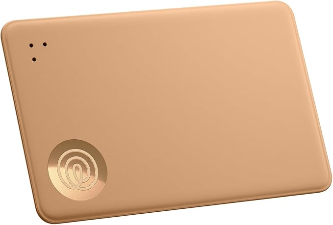 Life360 Tile Slim - Wallet Finder, Bluetooth Tracker and Item Locator for Luggage Tags, Passports and More. Both iOS and Android Compatible. Phone Finder. 1-Pack (Dune) by Life360