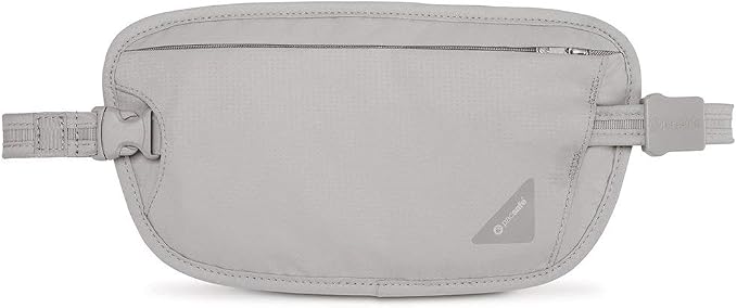Pacsafe Coversafe X100 Anti-Theft RFID Blocking Waist Wallet, Neutral Grey by Pacsafe