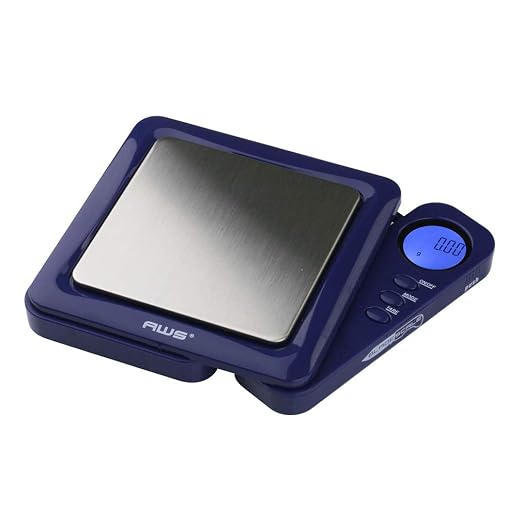 American Weigh Scales Blade Series 650g x 0.1g Digital Pocket Scale 0.1g Accuracy | Precision Mini Scale, Small Digital Gram Scale for Kitchen, Gold, Gems & Coin Scale, Smart Digital & Compact Scale by AmericanWeighScales