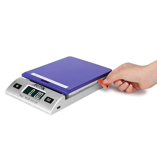 Acteck High Accuracy A-DS 86LBx0.1OZ Digital Shipping Scale, Postal Scale and Mail Scale (86LB Blue) - Image 4