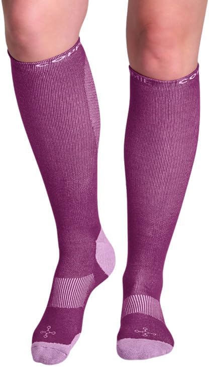 Travel Compression Socks Women's Over-the-Calf – Soothing Compression, Mesh Ventilation, Padding & Copper Znergy Anti-Odor by TommieCopper