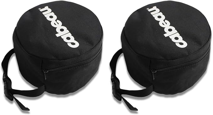 Cabeau Evolution Travel Neck Pillow Bag Compact Carrying Case, Compresses Pillow to Half its Original Size - Quick-Release Clasp Attaches to Luggage, Backpacks, and Purse (Pack of 2) by Cabeau