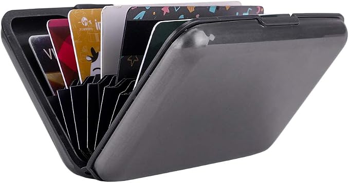 RFID Aluminum Wallet Credit Card Protector Case Holder for Men Women | Mini RFID Aluminum Wallet Credit Cards Holder Business Card Case Metal ID Case for Men Women - Image 6
