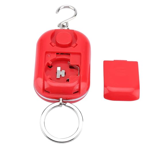 Mini Electronic Scale, Fish Weighing Scales Red Portable 25Kg/5G Hanging Scale Digital Pocket Key Chain Weight Hook Kitchen Food Weight Gauge Measuring Tools with Backlight for Home Farm Market - Image 8