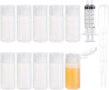 BENECREAT 10 Pack 1oz Travel Bottles Small Travel tubes Plastic Flip Cap Sample Bottle Refillable Travel Bottles for Makeup, Liquid, Cosmetic Toiletries Product by BENECREAT