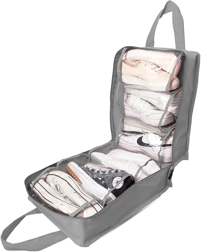Shoe Bag for Travel, Portable Storage Organizer for Women and Men by HeguSun