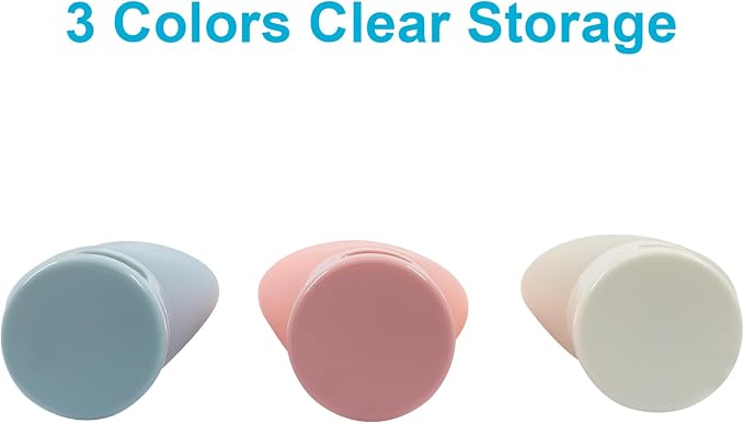 3pcs 60ml Travel Bottles, Containers for Toiletries | Solid Color, Leakproof, Squeezable, Refillable Containers, For Shampoo & Lotion - Image 5