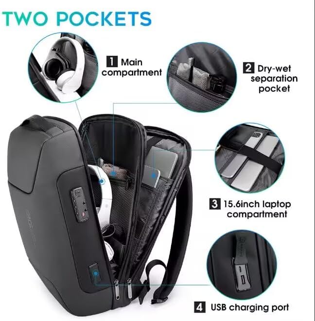 BANGE Tech Laptop Backpack for Men and Women - Image 2