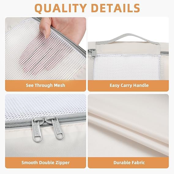 BAGAIL 6 Set/8 Set/10 Set Packing Cubes Various Sizes Packing Organizer for Travel Accessories Luggage Carry On Suitcase - Image 5