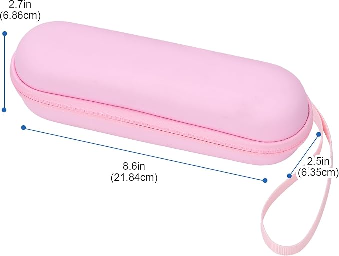 ProCase Toothbrush Travel Case for Oral-B & Sonicare -Pink | Fits Oral-B Pro/IO Series & Sonicare, Hard EVA Cover, Storage Bag Holder with Mesh Pocket - Image 7