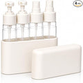 Travel Bottles for Toiletries (2 Pump + 2 Spray), TSA Approved 1.7oz/50ml Travel Containers Set with Case, Leak Proof Skincare Travel Kit for Lotion, Cleanser, Toner & Facial Mist by Unknown