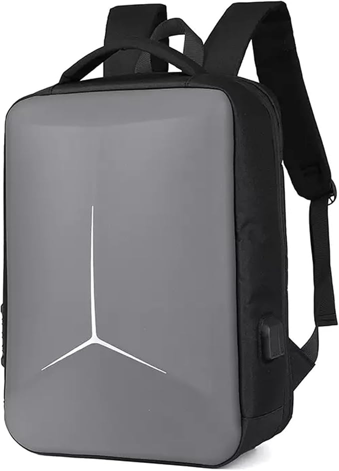 FANDARE Anti-theft Laptop Business Backpack Durable Backpack with USB Daypack 180-degree opening Travel Cabin Rucksack Work Bag Water Resistant Rucksack Work for Men & Women Grey by FANDARE