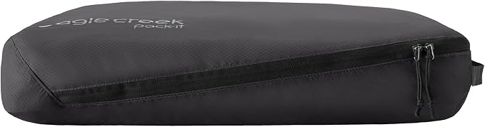 Eagle Creek Pack-It Isolate Cube, Large, Black | Clothes Packing Cube for Maximizing Luggage Space, Angled Zippered Opening, Convenient Top Handle, Water-Resistant - Image 3