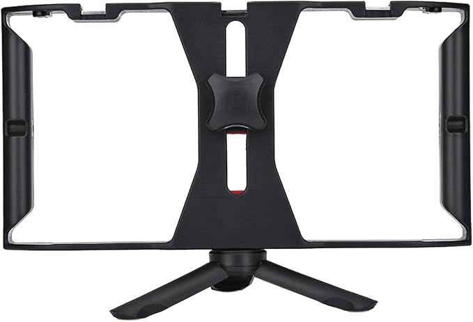 Smartphone Video Rig, Phone Video Cage Grip with Cold Shoe Mount Filmmaking Vlogging Case Phone Stabilizer Mount Phone Holder for Video Recording Handheld Stabilizer for Videomaker Videographer - Image 9