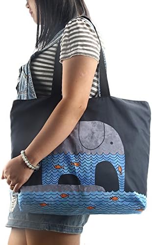 Beach Tote Bags Travel Totes Bag Shopping Zippered Tote for Women Foldable Waterproof Overnight Handbag - Image 9