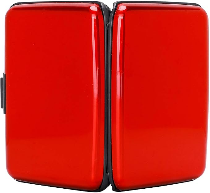 RFID Blocking Credit Card Protector Case Holder Wallet for Men Women | RFID Blocking Credit Card Protector Aluminum ID Case Hard Shell Business Card Holders Metal Wallet for Men or Women - Image 3