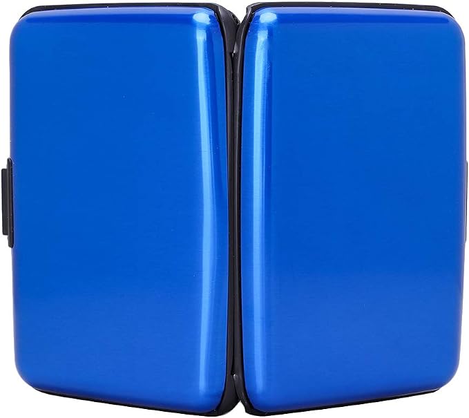 RFID Blocking Credit Card Protector Case Holder Wallet for Men Women | RFID Blocking Credit Card Protector Aluminum ID Case Hard Shell Business Card Holders Metal Wallet for Men or Women - Image 3