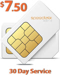 GSM SIM Card for 5G 4G GPS Trackers - Pet Kid Senior Vehicle Tracking Devices - 30 Day Service| USA Coverage Canada & Mexico Roaming by SpeedTalkMobile