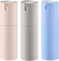 Lulupack Airless Pump Bottles Travel Size, 1 oz 3 PCS Refillable Container | Plastic lotion dispenser, for face cream moisturizer, small skincare, shampoo soap, empty toiletry, cosmetic, leakproof TSA by Befragrancemate