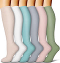 COOLOVER Copper Compression Socks for Women and Men(6 Pairs)-Best Support for Running, Athletic, Travel by COOLOVER