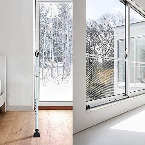 Door Security Bar Adjustable Door Jammer Door Stopper | Sliding Door Security Bar Barricad 2 in 1 Heavy Duty Window Security for Home Patio Door Apartment Travel Hotel Dorm - Image 5