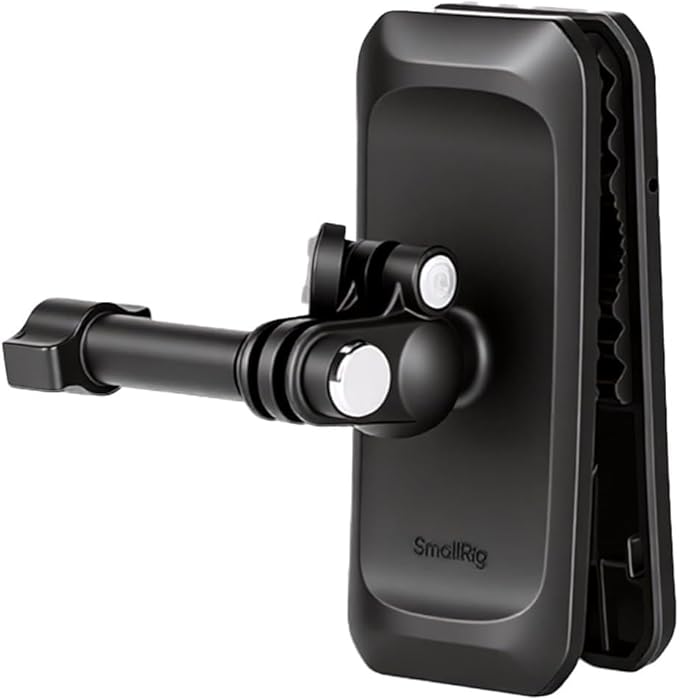 SMALLRIG Magnetic Backpack Strap Clip Mount with Ball Head Mantis Hook | Adapter Base for DJI Osmo Nano/Action 6/5 Pro/4, for Insta360 X5/4/3/Ace Pro 2/Go Ultra, for GoPro 13/12/11, for AKASO - 5722 by SmallRig