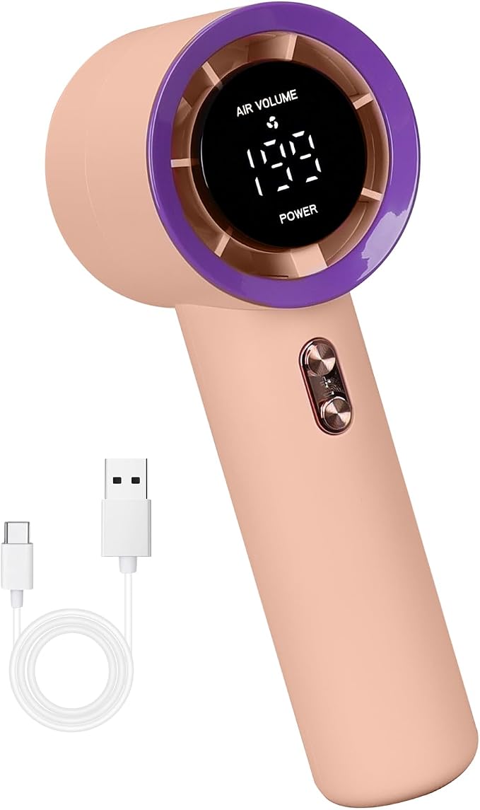 Portable Handheld Fan, Compact Personal Mini Fan (Pink) by Unknown