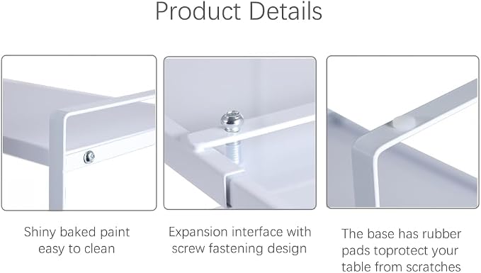 Expandable Cabinet Shelf Organizer Riser for Kitchen Cupboard Under Sink | Expandable, metal , suitable for cabinets, countertops, under-sink areas, and storage rooms - Image 5
