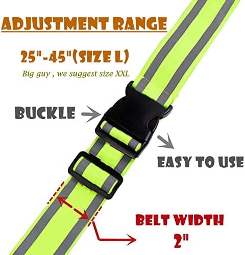 Reflective Running Gear,Reflective Bands for Arm/Wrist/Ankle/Leg,Biking Accessories for Women and Men - Image 3
