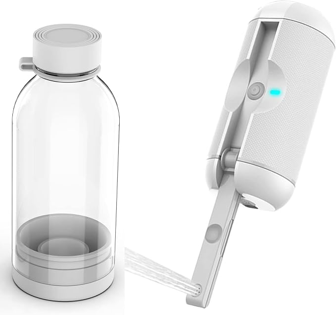 Portable Bidet for Travel, 500ml Travel Bidet, Bidet Sprayer with Peri Bottle for Women/Man, Handheld, Rechargeable Electric Bidet High Pressure, Douche Bottle for Postpartum, Hemorrhoid (White) by LUOOV